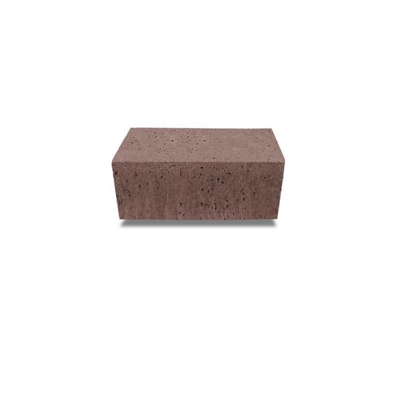 Oud hollandse dikformaat 21x7x8cm, roodbruin