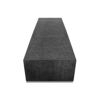 Oud hollandse zitelement 200x60x40cm, carbon