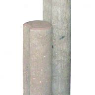 Palissade Ø20 x 120 cm - Grijs met inkeping
