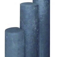 Palissade Ø20 x 120 cm - Antraciet met inkeping