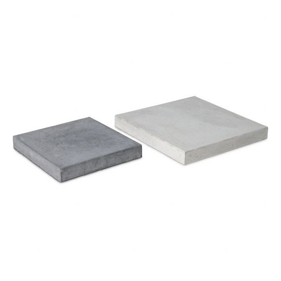 Paalmuts 50 x 40 cm, beton zwart