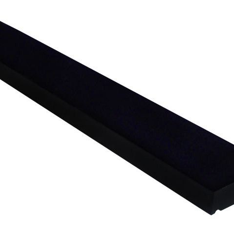 Muurafdekband vlak 50x100x5cm, antraciet beton