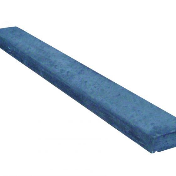 Muurafdekband vlak 45x100x5cm, antraciet beton