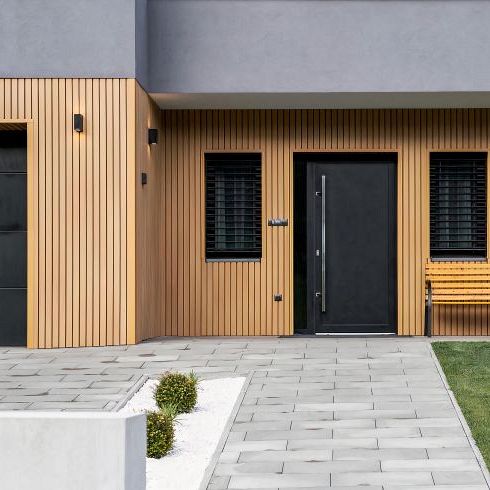 Klasse D WPC WEO60 cladding Cedar 33x170mm (wb 140mm) L=3.90m FSC®100%