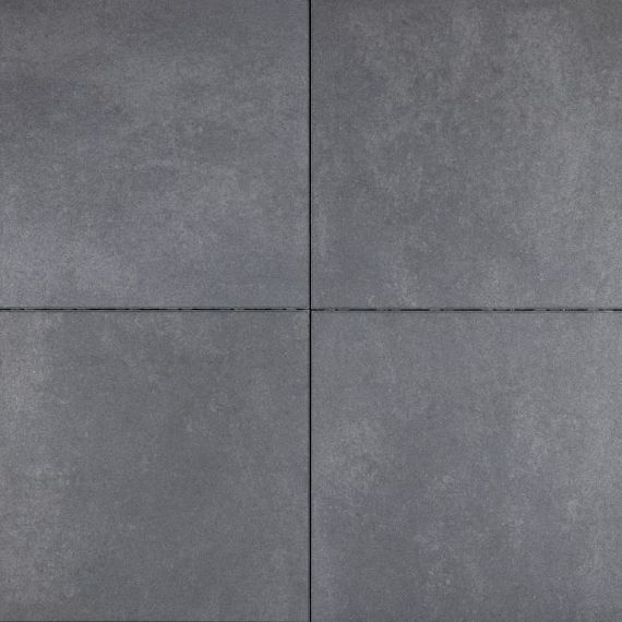Comfort Stones 60x60x4 Zwart/Grijs genunaceerd