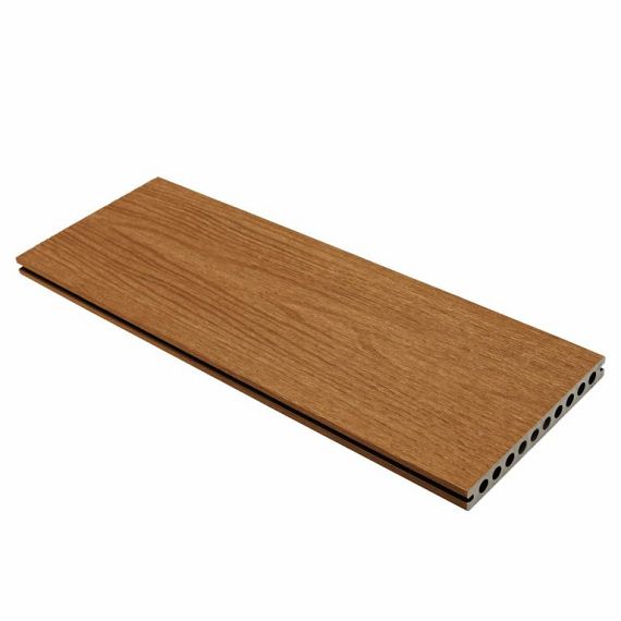 NTW HKC co-extrusie dekdeel houtstructuur 2,3 x 21 x 300 cm, Red Cedar.