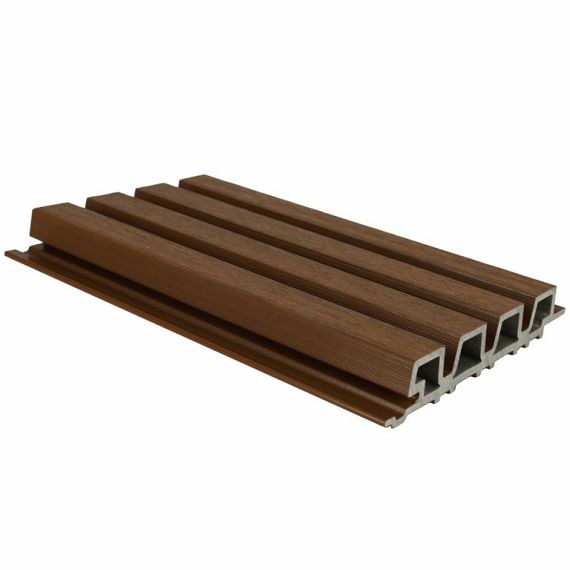 NTW HKC co-extrusie Castellation PRO35 gevelbekleding, 3,3 x 21,5 x 390 cm, Ipe.
