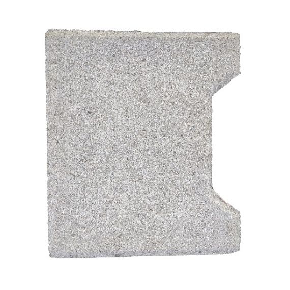 Eindsteen H-verbandsteen 8 cm grijs - 33 st.