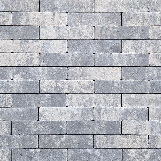 ZF Waalformaat strak 20x5x6 cm Grey mix Komo