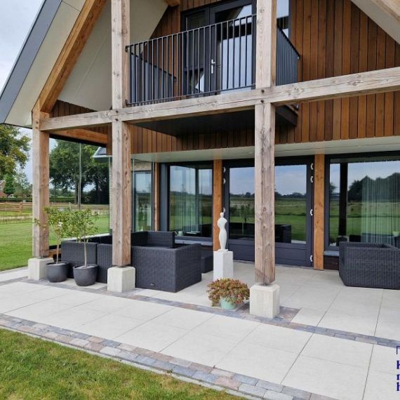 Design terrastegel 60x60x4 cm Medium Grey