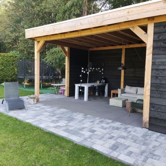 H2O terrassteen 20x30x6 cm Grey mix ( verpakt op ww pallet)