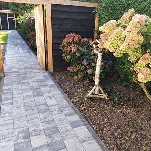 H2O terrassteen 20x30x6 cm Grey mix ( verpakt op ww pallet)