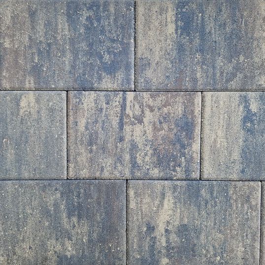 H2O terrastegel 20x30x6 cm Metallica corten ( verpakt op ww pallet)