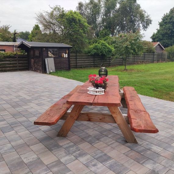 H2O terrassteen 20x30x6 cm Triple ( verpakt op ww pallet)