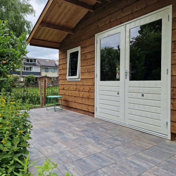 H2O terrastegel 60x30x5 cm Triple ( verpakt op ww pallet)