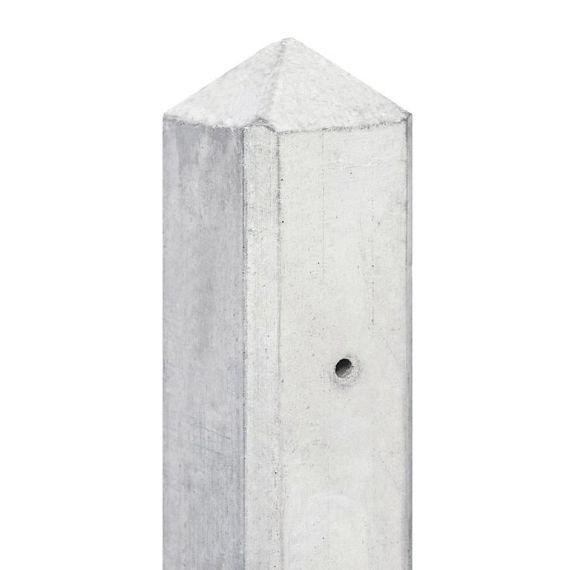 # TC Betonpaal glad mdk 10 x 10 x 280 cm, GRIJS TUSSENPAAL
