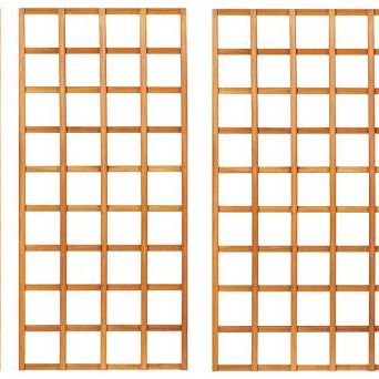 Hardhout trellis 180 x 180 cm, recht, kunstmatig gedroogd