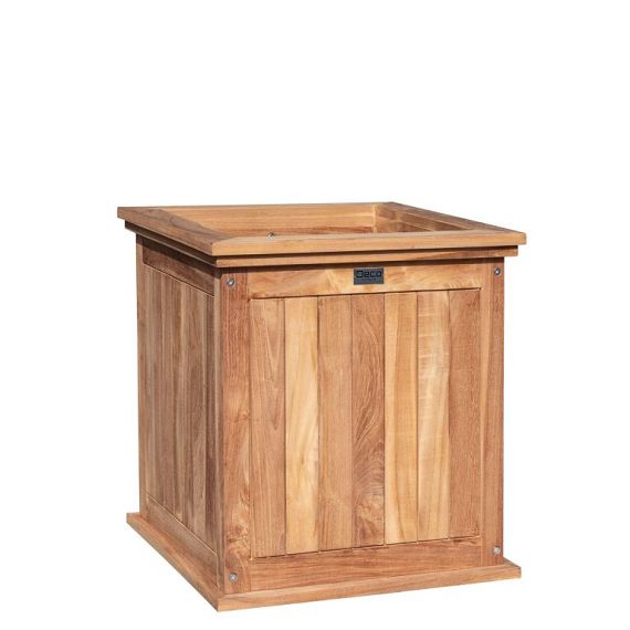 Bloembak Teak 51 x 51 x 56 cm - Kalimantan