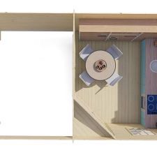 Blokhut - Tuinhuis Christoffer | 28 mm | vuren onbehandeld