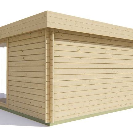 Blokhut - Tuinhuis Lory | 44 mm | vuren honinggeel geïmpregneerd