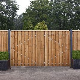 Verstelbaar stalen poortframe 200x155cm - bxh  - verzinkt | Incl. plaatduimen en ophangogen.