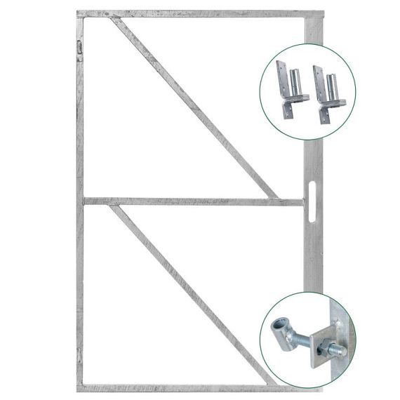 Poortframe verstelbaar - Slotkast