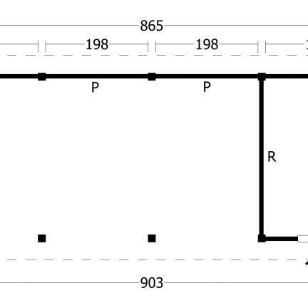 Hamar L Type 10 Douglas Gedroogd Potdekselplank blank