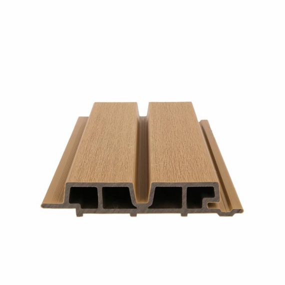 NTW HKC co-extrusie Castellation PRO65 gevelbekleding, 3,3 x 18 x 390 cm, Red Cedar.