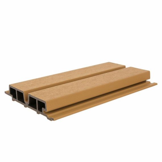 NTW HKC co-extrusie Castellation PRO65 gevelbekleding, 3,3 x 18 x 390 cm, Red Cedar.