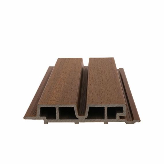 NTW HKC co-extrusie Castellation PRO65 gevelbekleding, 3,3 x 18 x 390 cm, Ipe.