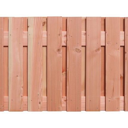 Douglas gesch plankenscherm 21-pl | 1,6x14 cm, 180 x 90 cm t.b.v. betonsysteem, onbehandeld.