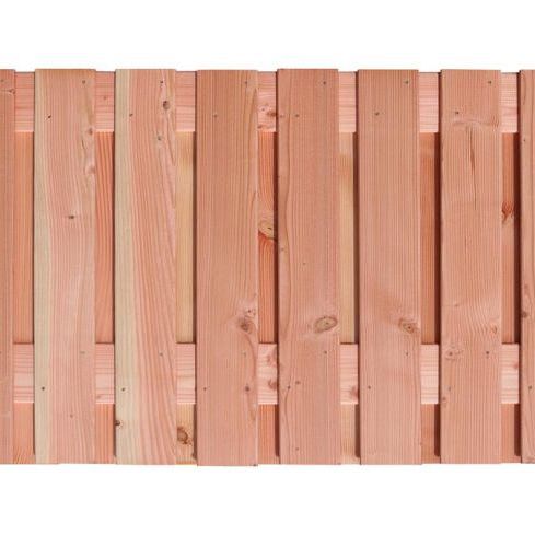 Douglas gesch plankenscherm 21-pl | 1,6x14 cm, 180 x 90 cm t.b.v. betonsysteem, onbehandeld.