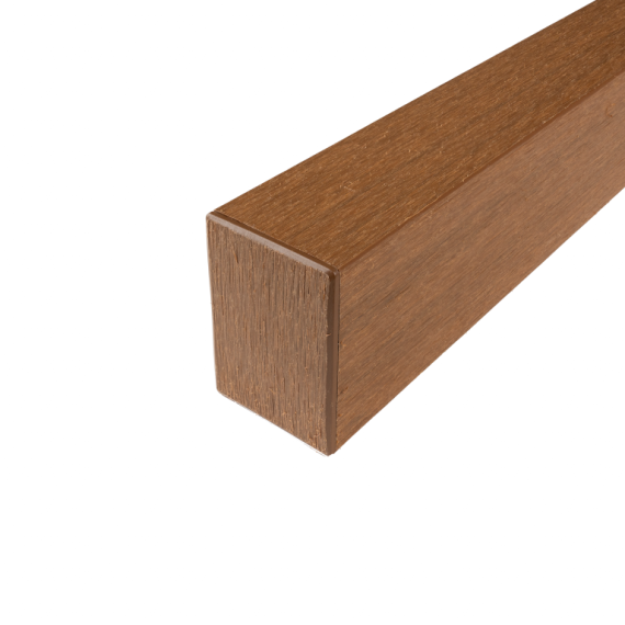 Brise soleil eindkap 42*60mm Teak (24pcs)