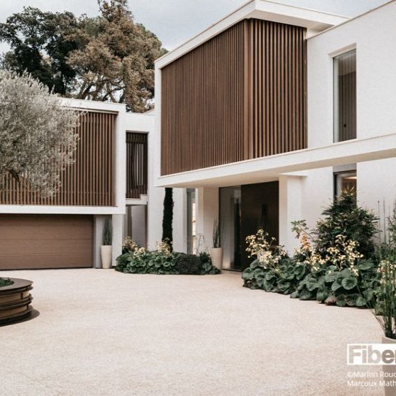 Brise soleil 42x60mm L-390cm Teak FSC®100%