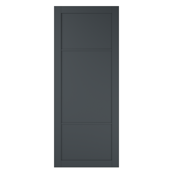 SlimLine deur FI 2581 SL | Zwart gegrond