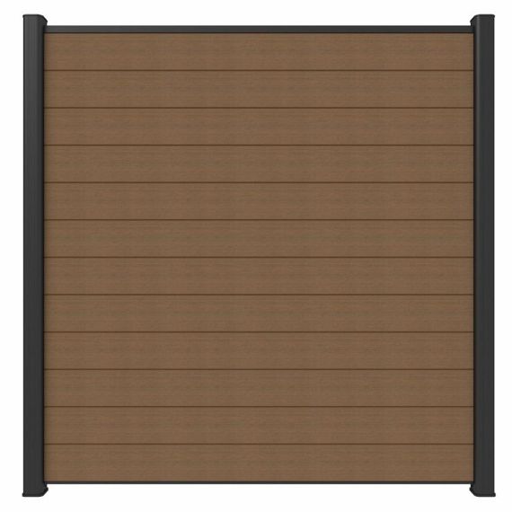 NTW Co-extrusie composiet scherm, 180 x 180 cm, Silver Gray.