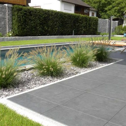 SolidSquare 60x60x3 cm puzzolato nero