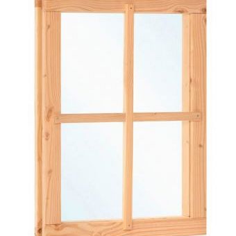Douglas vast raam 4-ruits 64,2 x 81,2 cm, (bxh) onbehandeld