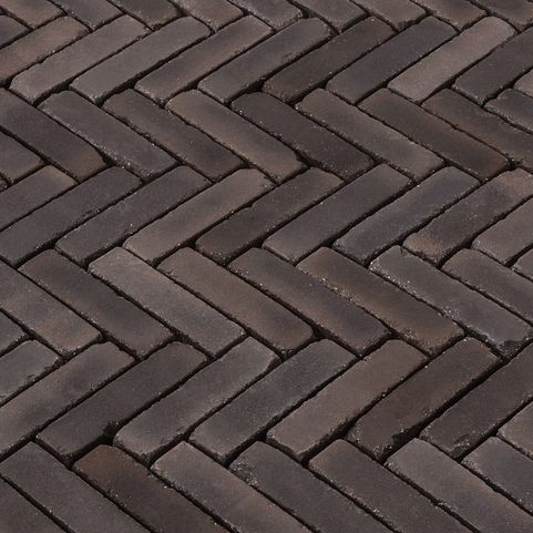 WF60 Iseo getrommeld Zwart-Bruin