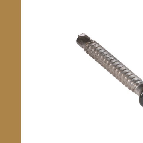 Cobra schroef SS316 A4 5,5x45mm Cedar RAL1011 voor WPC op alu onderbalk (50 schroeven)