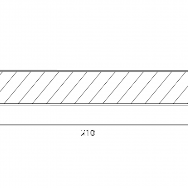 WPC 22,5x210mm Fiberdeck Harmony Cedar massief L=3.90m FSC®100%