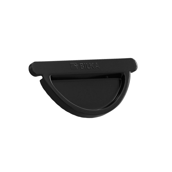 Eindkap dakgoot 125mm Glossy