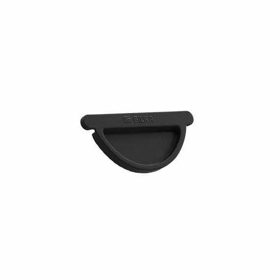 Eindkap dakgoot 125mm Mat