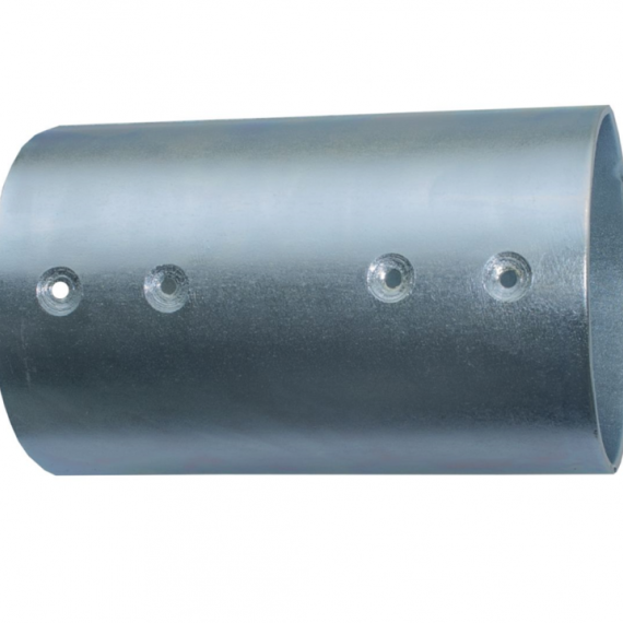 CON-05 | * Verbindingsset - 2-weg / koppeling - tbv palissade diam. 10cm gegalvaniseerd