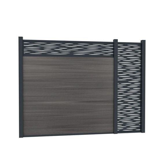 Boston Decopaneel Lamia verticaal 58x182cm RAL7016 dikte 2mm