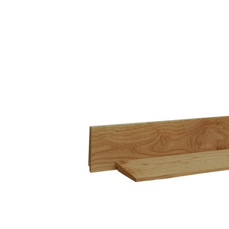 Douglas Zweeds rabat, 1,0-2,1 x 16,5 x 400 cm, groen geimpregneerd, 1 zijde gesch, 1 zijde fijnbez.