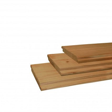 Douglas gesch halfhouts rabat 4xvelling 1,8 x 19,5 x 300 cm, groen ge#mpregneerd.