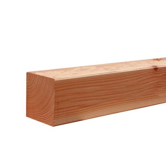 Douglas gesch paal 8,5 x 8,5 x 300 cm, onbehandeld.
