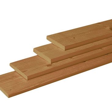 Douglas gesch plank 1,8 x 16,0 x 180 cm, groen ge#mpregneerd.