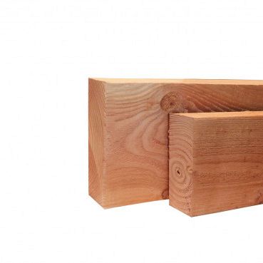 Douglas gesch gording 4,5 x 16 x 500 cm, onbehandeld.